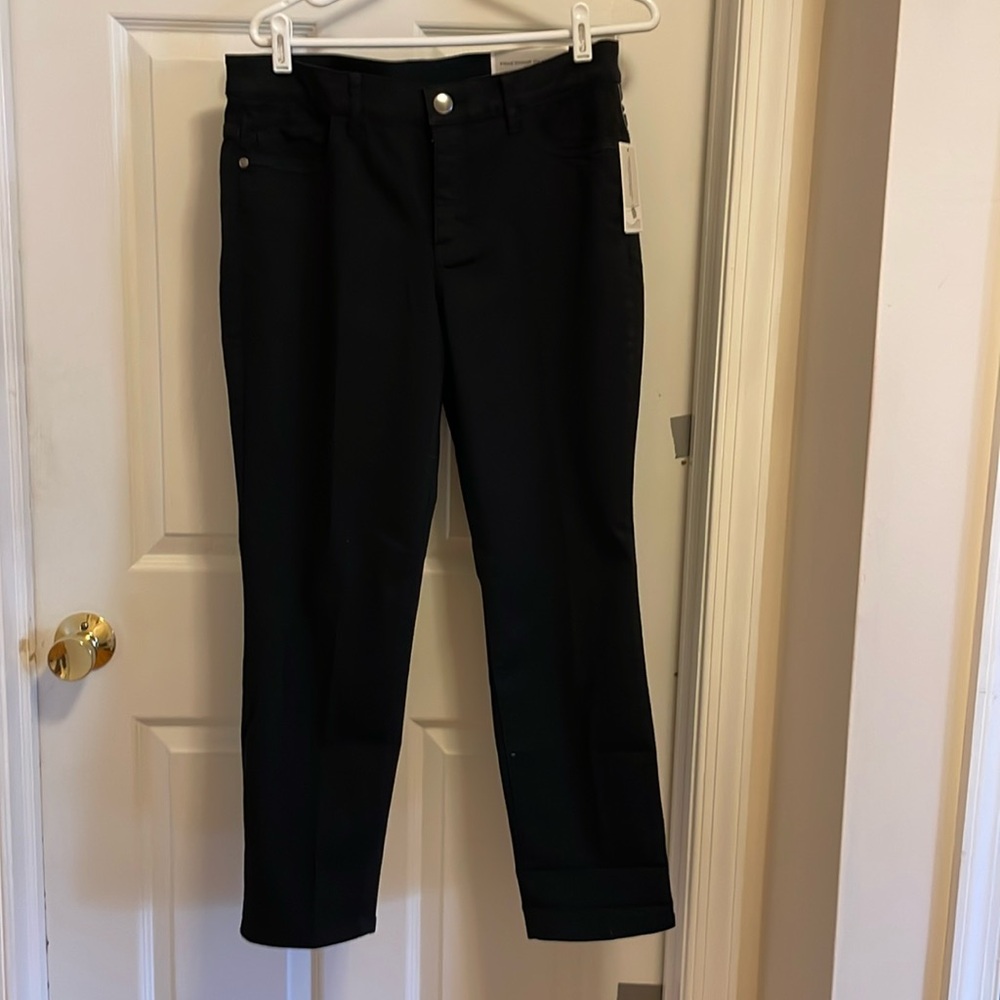 Christopher & Banks Size 10Short Black tapered jeans